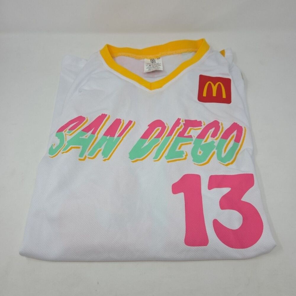 SAN DIEGO PADRES Manny Machado Basketball Jersey City Connect SGA Size XL